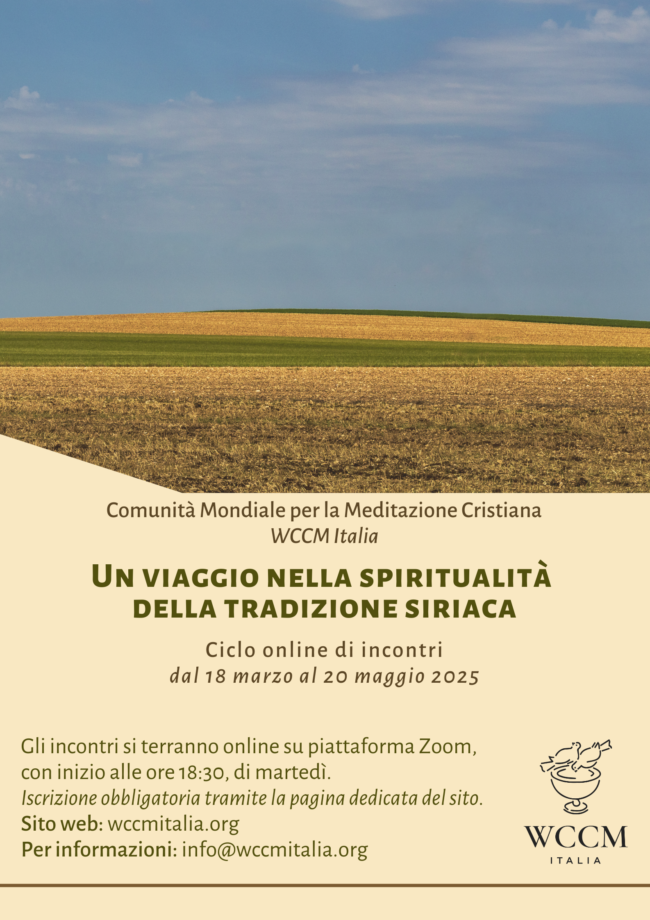 2025-Un viaggio nella spiritualità della tradizione siriaca